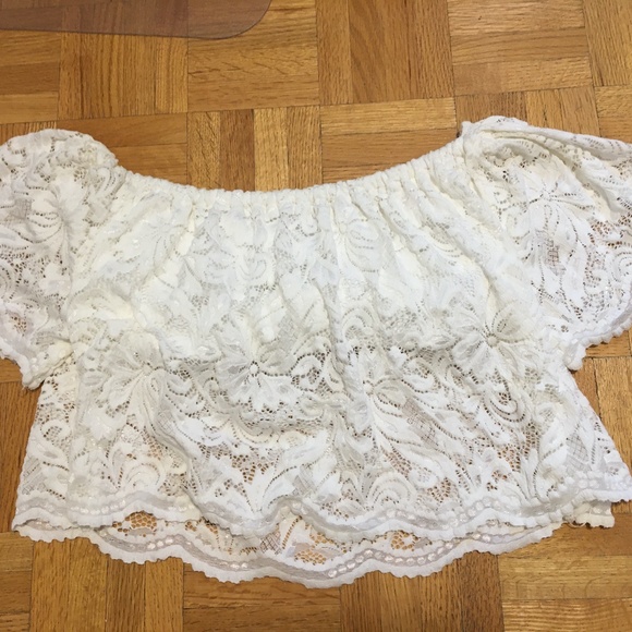 Cropped lace shirt - Picture 1 of 1